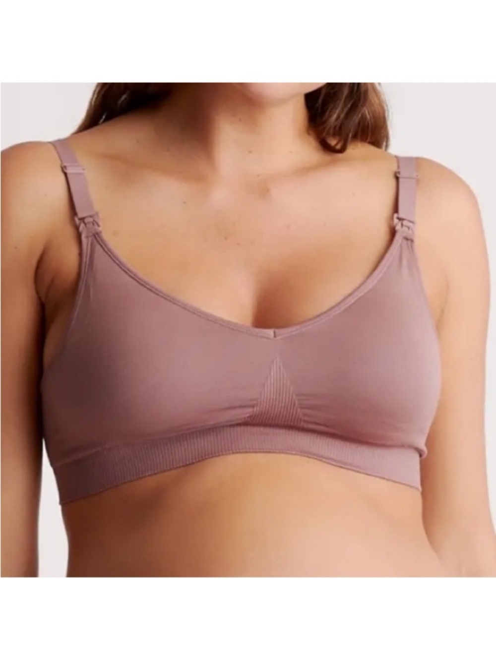 NWT Quince Seamless Nursing Bra in Twilight Size Small